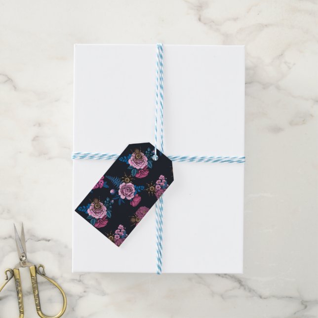 Bouquets und Tarantula 2 Geschenkanhänger (Mit Garn)