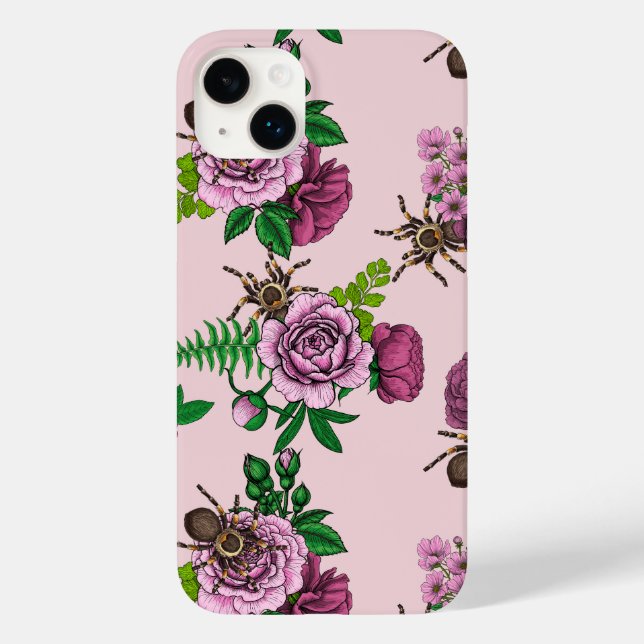 Bouquets und Tarantula Case-Mate iPhone Hülle (Rückseite)