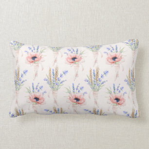 Bouquets von Lavender Provence Blumenkissen Lendenkissen