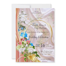 Bouquets von mehrfarbigen Rose auf Seidentexturen