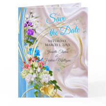 Bouquets von mehrfarbigen Rose auf Seidentexturen