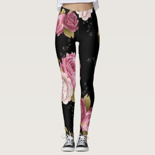 Bouquets von Rose 3 Leggings