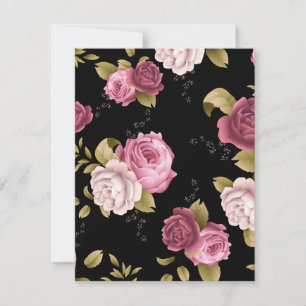 Bouquets von Rose 3 Mitteilungskarte