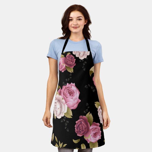 Bouquets von Rose 3 Schürze (Getragen)