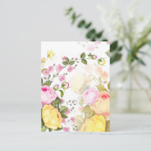 Bouquets von Rose 4 Feiertagspostkarte