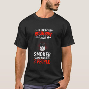 Bourban & BBQ Grillmeister Barbecue-Grill-Speziali T-Shirt