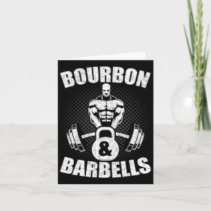 Bourbon Barbells Fitness Bodybuilding Weightliftin Karte