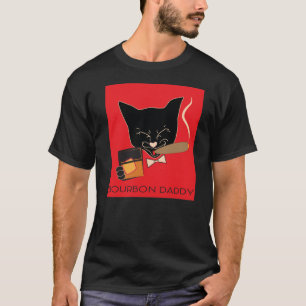 Bourbon Daddy w/High Society Cat T-Shirt