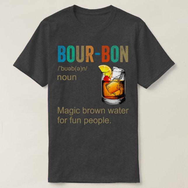 Bourbon Definition T-Shirt (Design vorne)