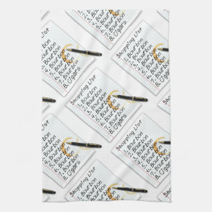 BOURBON-EINKAUFSlisten-COCKTAIL-SPASS Küchentuch