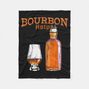 Bourbon hilft bei sonnigen Alkoholkonsum Fleecedecke