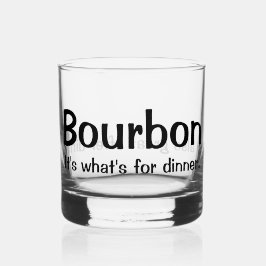 Bourbon ist köstlich whiskyglas