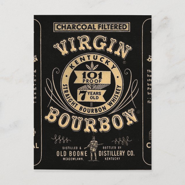 Bourbon kommerziell postkarte (Vorderseite)