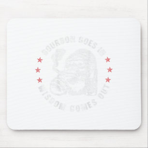 Bourbon kommt in Weisheit aus AffenWhiskey (o Mousepad