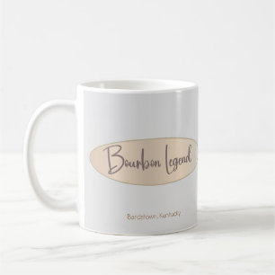 Bourbon-Legende in neutralen klassischen Tasse