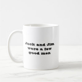 Bourbon-Liebhaber Schwarz-Weiß-Kaffeetasse Kaffeetasse