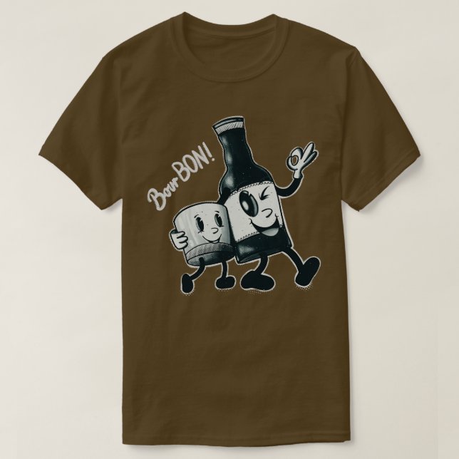 BourBon Lover Rubber Hose Party T-Shirt (Design vorne)
