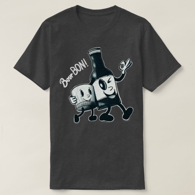 BourBon Lover Rubber Hose Party T-Shirt (Design vorne)