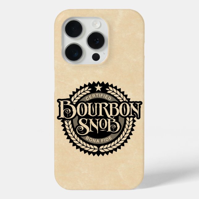 Bourbon Snob - lustiger Whiskeytrinker Case-Mate iPhone Hülle (Rückseite)