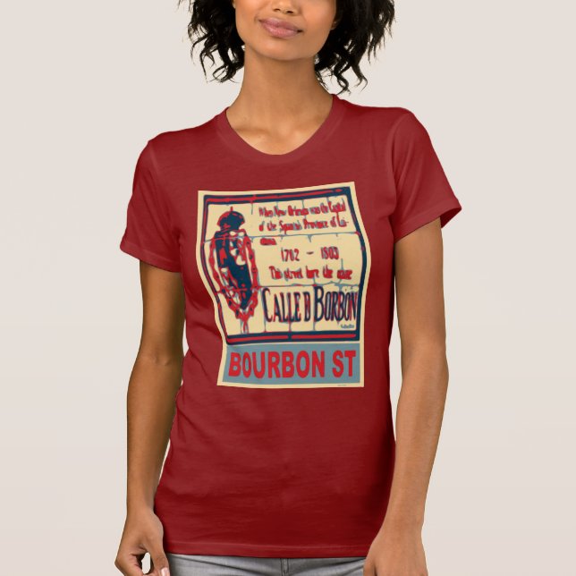 Bourbon St New Orleans T-Shirt (Vorderseite)
