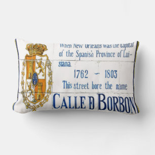 Bourbon St Tile Mural Lendenkissen