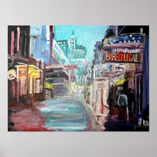 Bourbon Street Poster (Vorne)