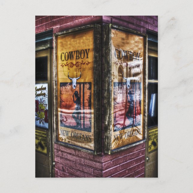 Bourbon Street Postkarte (Vorderseite)