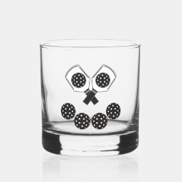 Bourbon und Pickle-Ball Whiskyglas