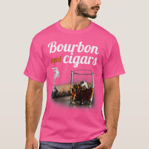 Bourbon und Zigarre Großartiges Rauchen T-Shirt