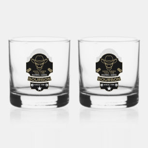 Bourbon Whiskey Art Whiskyglas