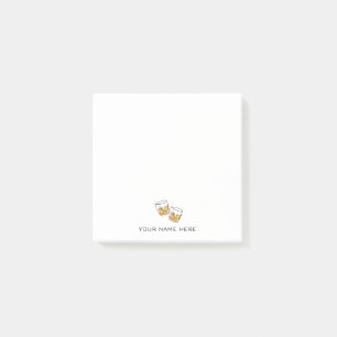 Bourbon/Whiskey Post-it Klebezettel