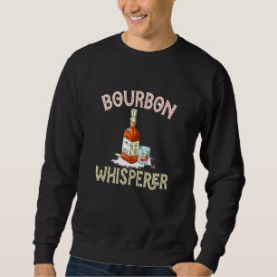 Bourbon Whisperer Grafische Flasche Whisky mit GL Sweatshirt