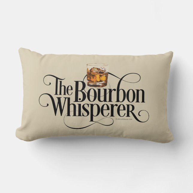 Bourbon Whisperer Lumbar Kissen (Vorderseite)
