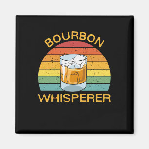 Bourbon Whisperer Whiskey Bourbon Drink Geschenk Magnet
