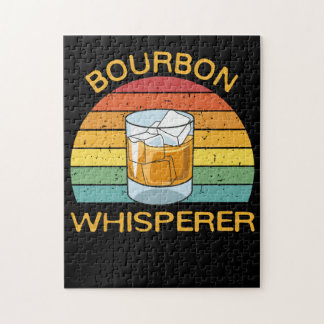 Bourbon Whisperer Whiskey Bourbon Drink Geschenk Puzzle
