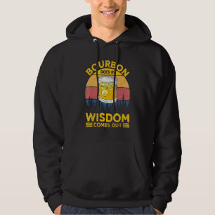 Bourbon wird für Männer in Weisheit geboren W Hoodie