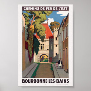 Bourbonne-les-Bains Vintage Poster 1930