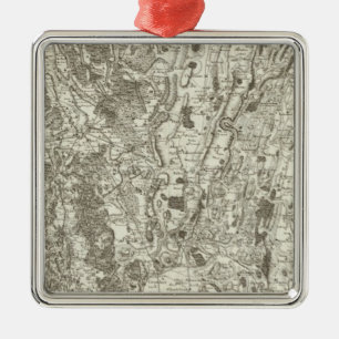 Bourgen Bresse Silbernes Ornament