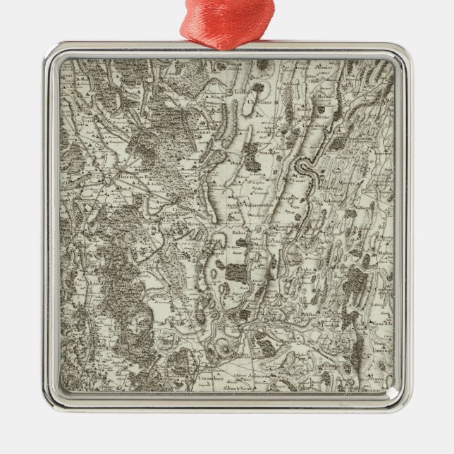 Bourgen Bresse Silbernes Ornament (Vorne)