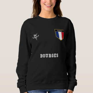 BOURGES France Vintage Sports Sweatshirt