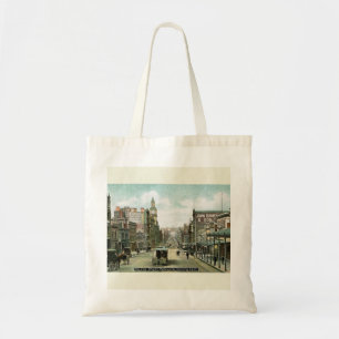 Bourke St., Melbourne, Australien im Vintage-Stil Tragetasche