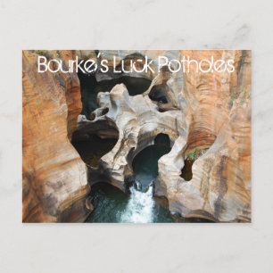 Bourke's Luck Potholes, Mpumalanga, Südafrika Postkarte