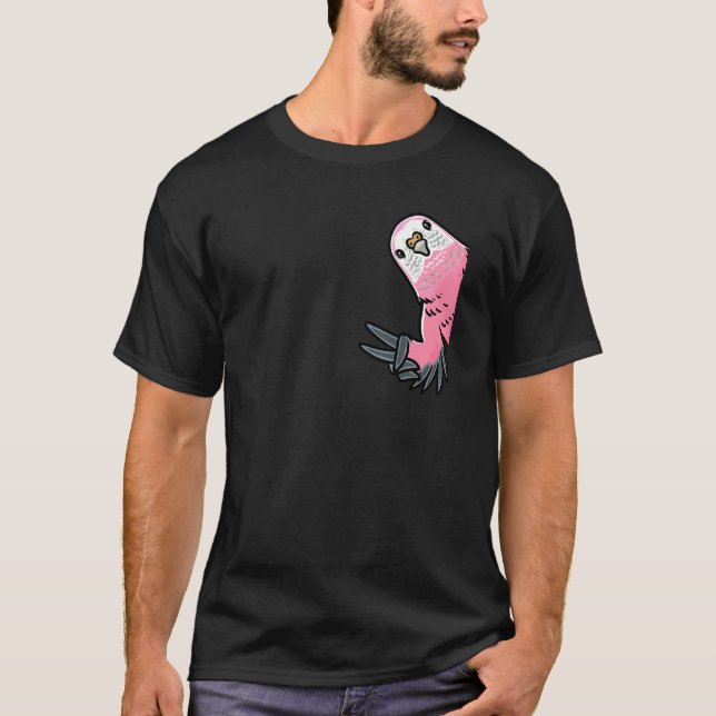 Bourke's Parrot Bird Parakeet T-Shirt (Vorderseite)