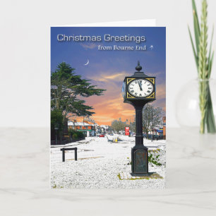 Bourne End Weihnachtskarte Feiertagskarte