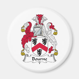 Bourne Familienwappen Magnet