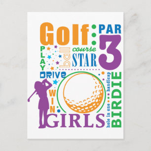 Bourne Golf Postkarte