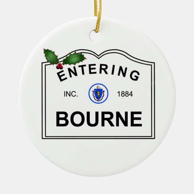 Bourne MA Keramikornament (Vorne)