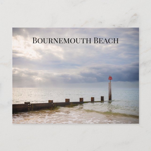 Bournemouth Beach Postkarte (Vorderseite)