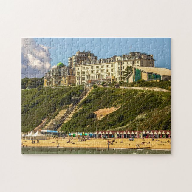 Bournemouth-Küste. Puzzle (Horizontal)