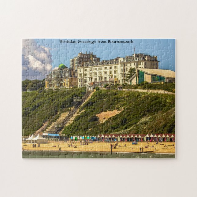 Bournemouth-Küste. Puzzle (Horizontal)